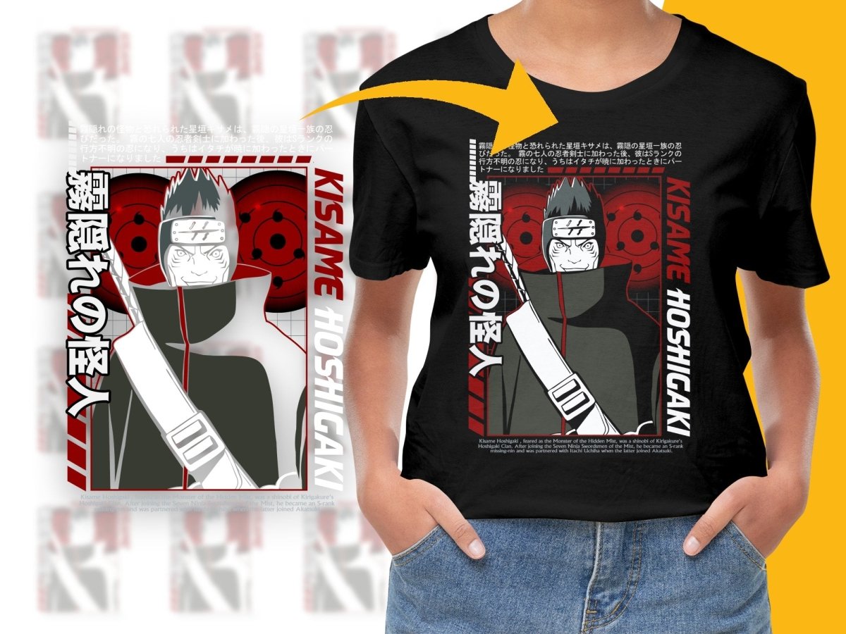Kisame Hoshigaki Silhouette Graphic Design PNG File - Teepew