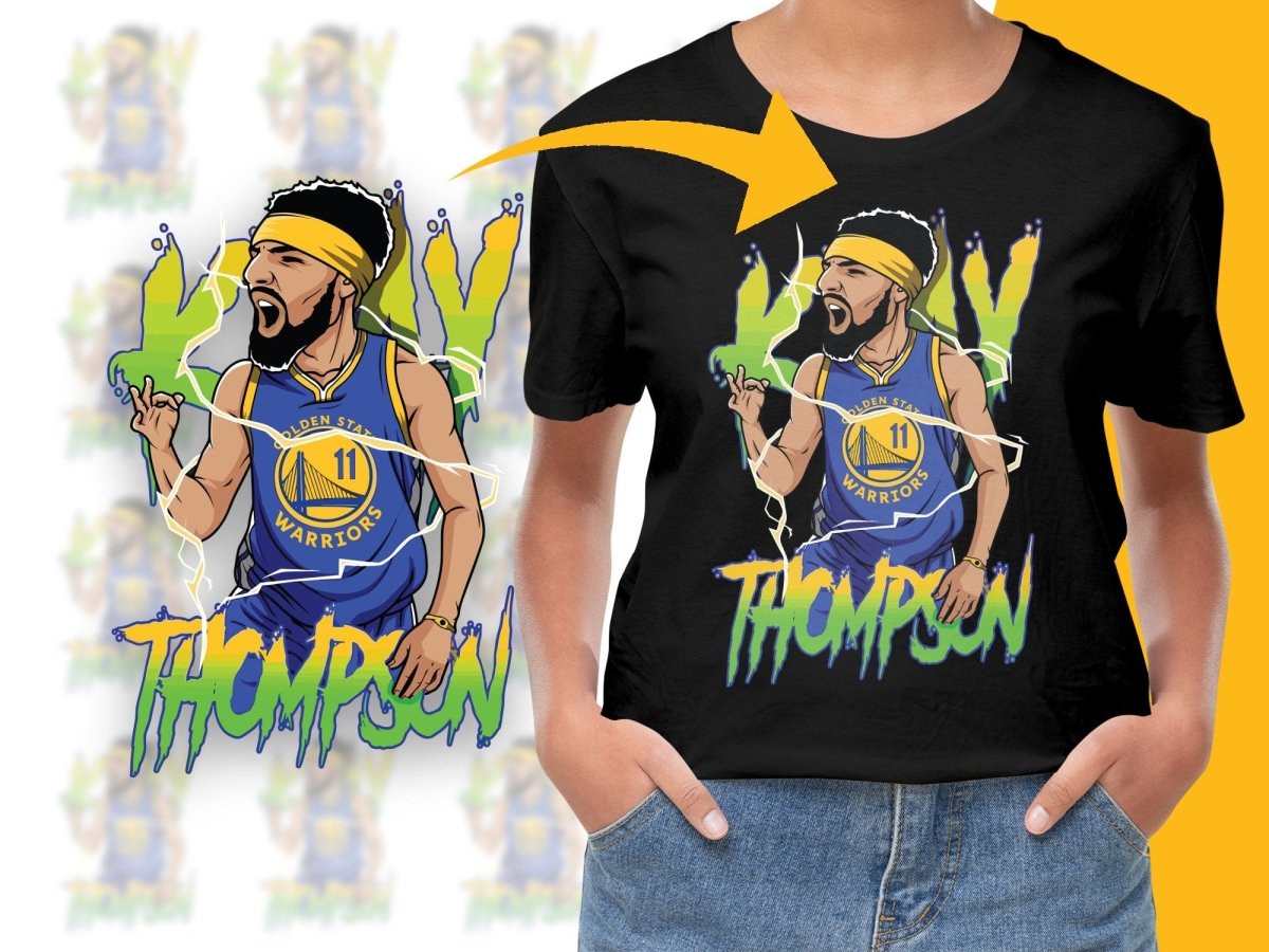 Klay Thompson Golden State Basketball Player PNG File - Teepew