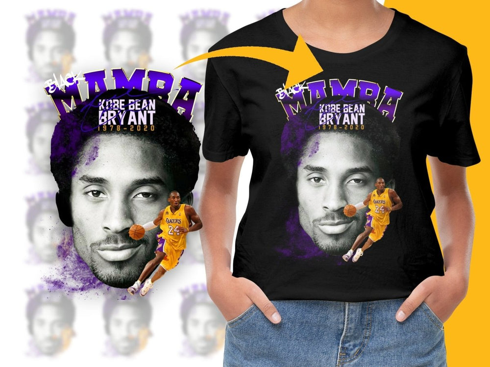 Kobe Bean Bryant 1978 - 2020 Black Mamba Bootleg PNG File - Teepew