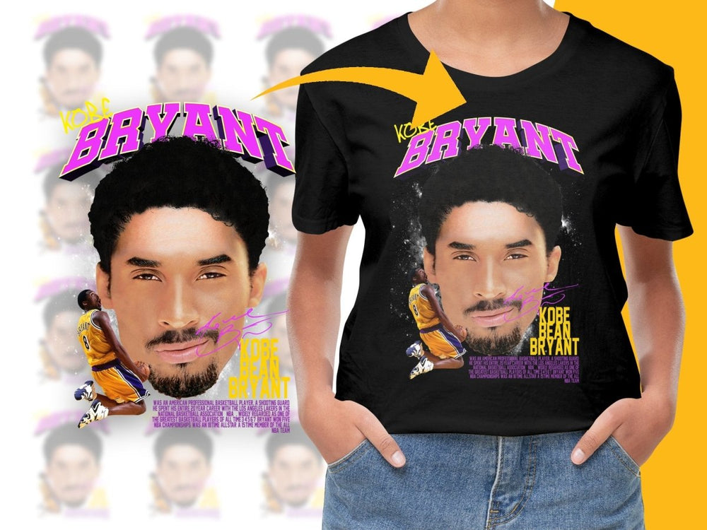 Kobe Bean Bryant Basketball Legend Bootleg PNG File - Teepew