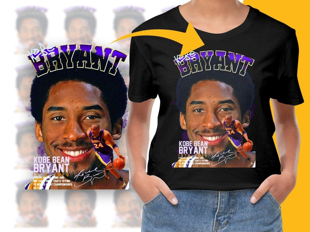 Kobe Bean Bryant Basketball Legend Lakers Bootleg PNG File - Teepew