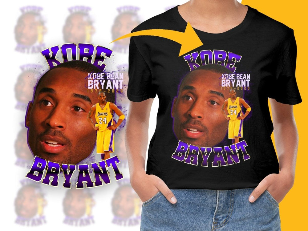 Kobe Bean Bryant Basketball Legend Los Angeles Lakers Bootleg PNG File - Teepew