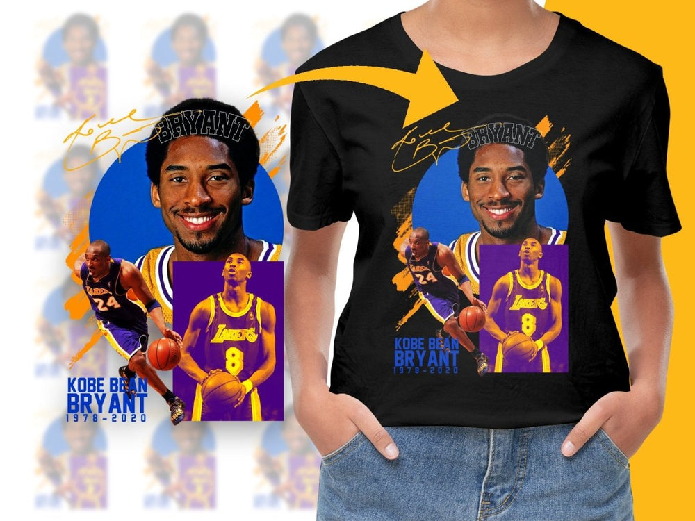 Kobe Bean Bryant Legend Lakers Tribute Bootleg PNG File - Teepew