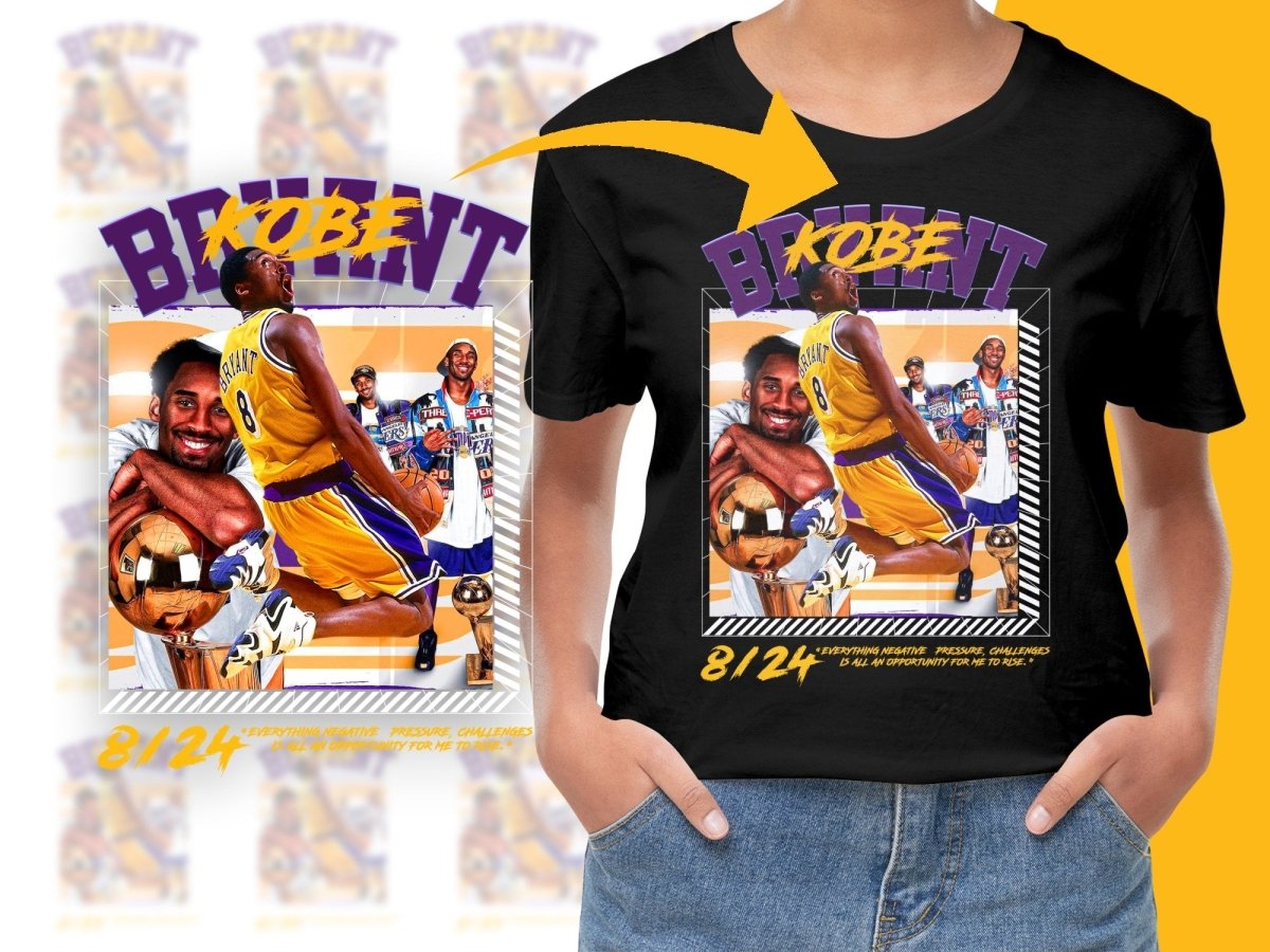 Kobe Bryant Basketball Legend Bootleg PNG File - Teepew