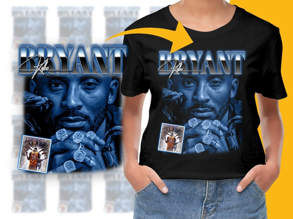 Kobe Bryant Bootleg Style PNG File - Teepew