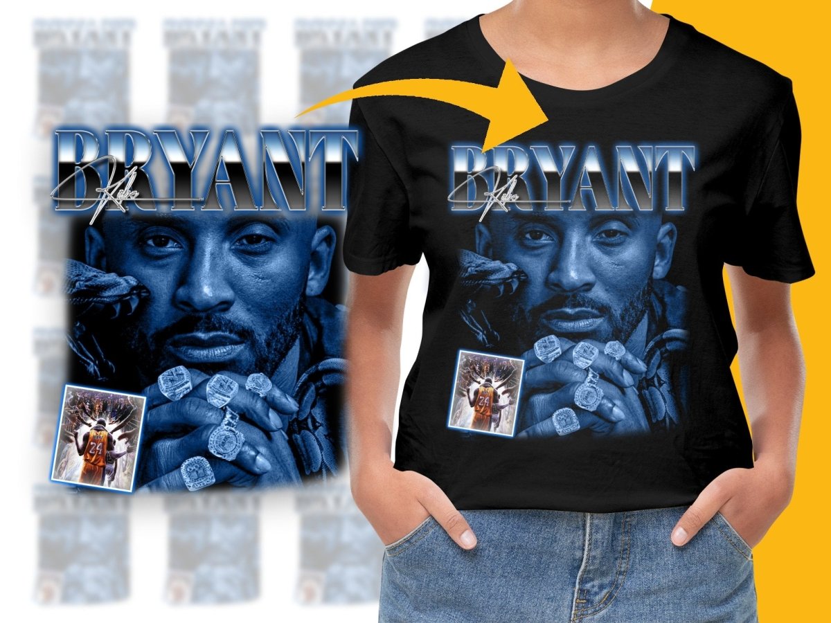 Kobe Bryant Bootleg Style PNG File - Teepew