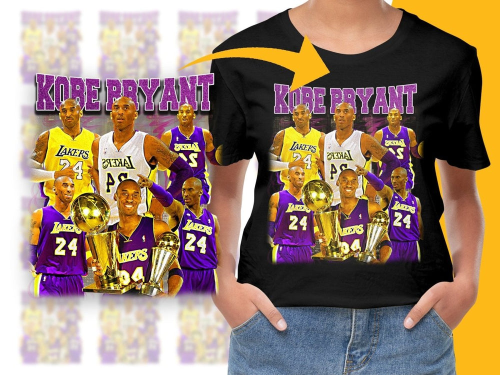 Kobe Bryant Los Angeles Lakers Champion Bootleg PNG File - Teepew