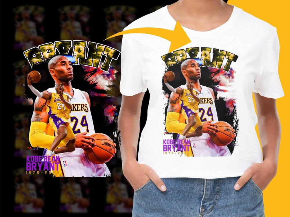 Kobe Bryant Tribute Lakers Basketball PNG File - Teepew