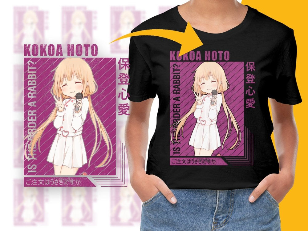 Kokoa Hoto Is the Order a Rabbit 300 DPI PNG Digital - Teepew