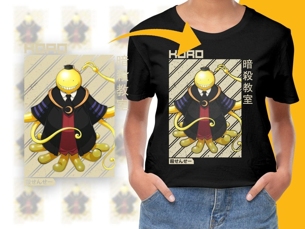 Koro Sensei Anime Character PNG Digital Download Digital - Teepew