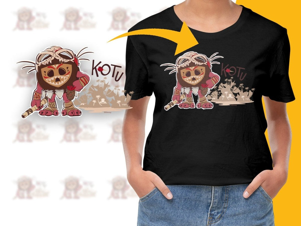 KOTU Themed PNG File Featuring Fun Cartoon Character Design - Teepew