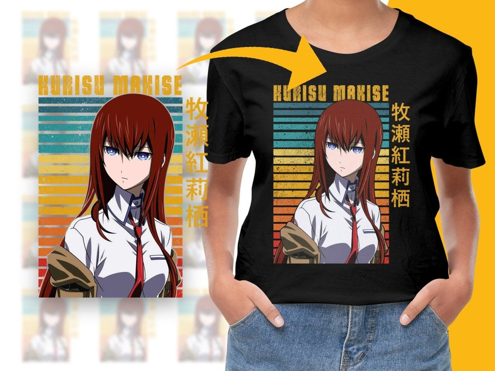 Kurisu Makise Anime Character PNG Digital Download - Teepew