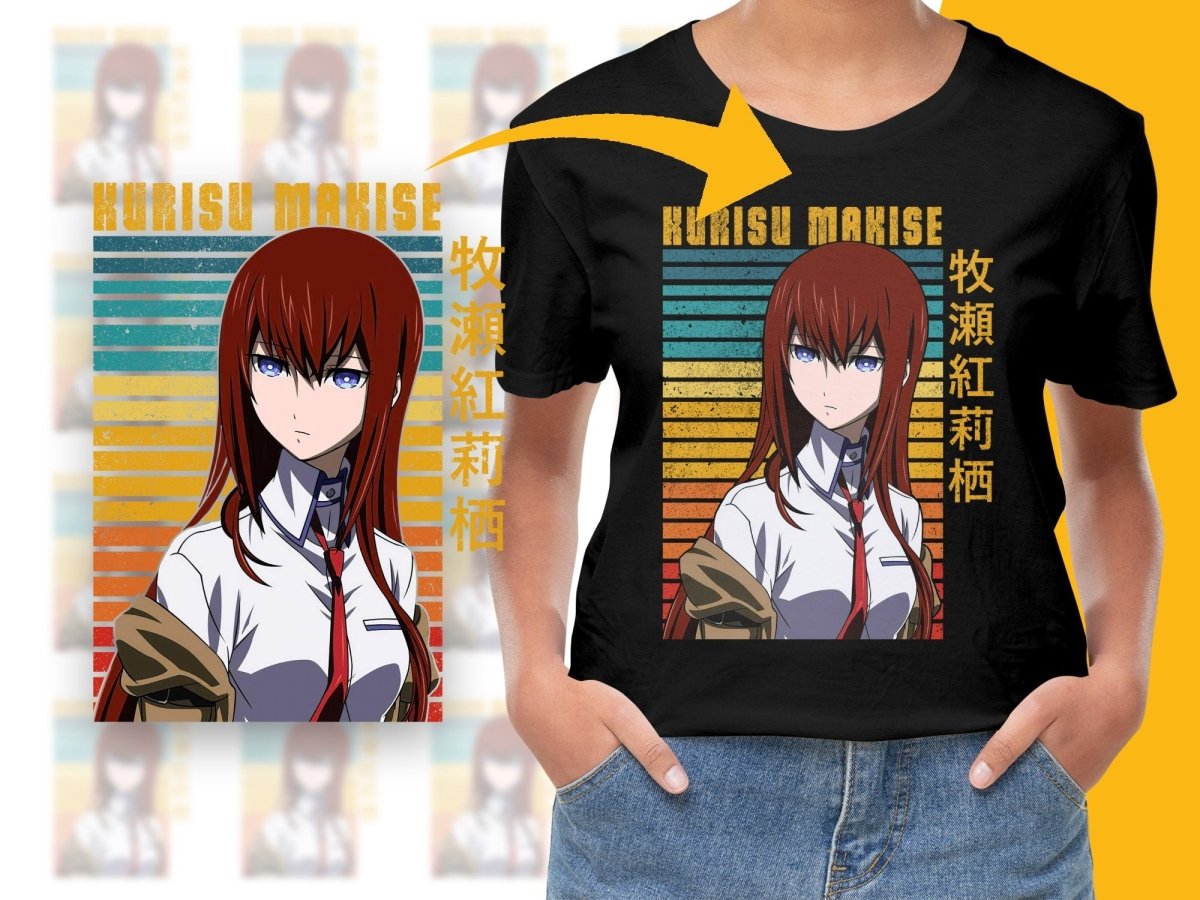 Kurisu Makise Anime Character PNG Digital Download - Teepew