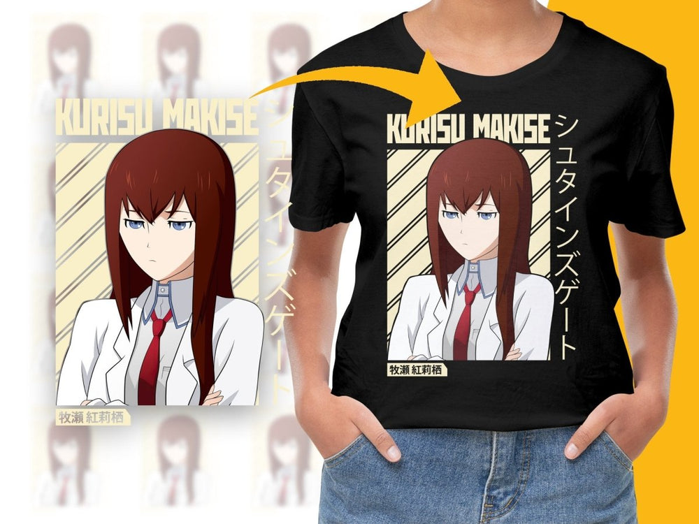Kurisu Makise Anime Character PNG File - Teepew