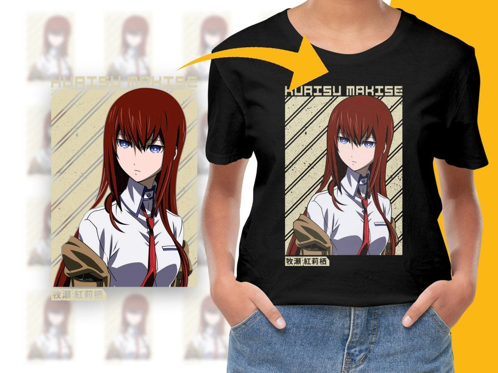 Kurisu Makise Stylish Anime Character Art Print Digital - Teepew