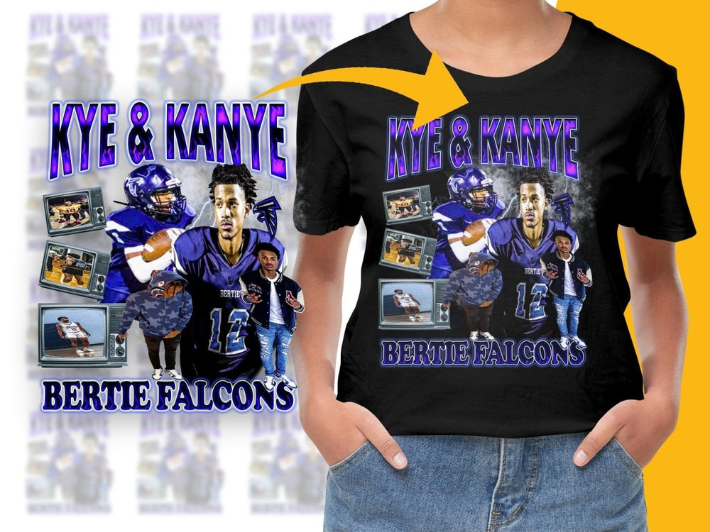 Kye and Kanye Bertie Falcons Graphic PNG File - Teepew