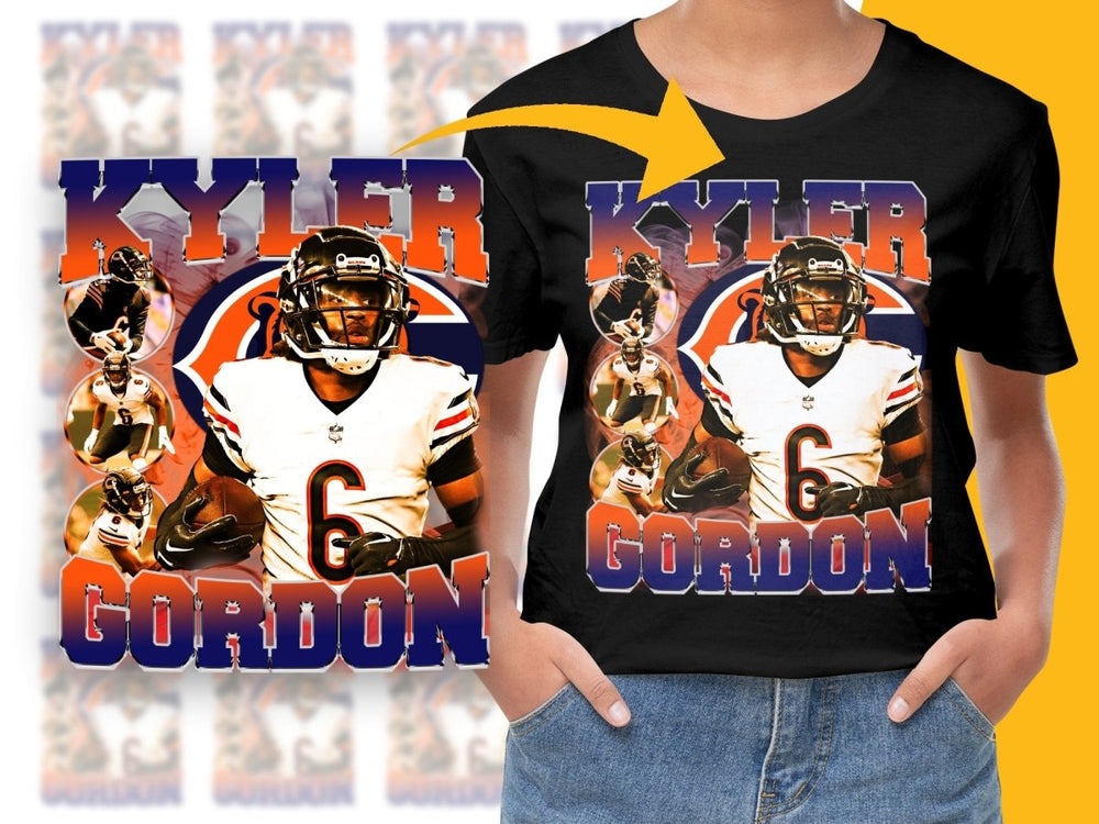 Kyler Gordon Football Fan PNG File - Teepew
