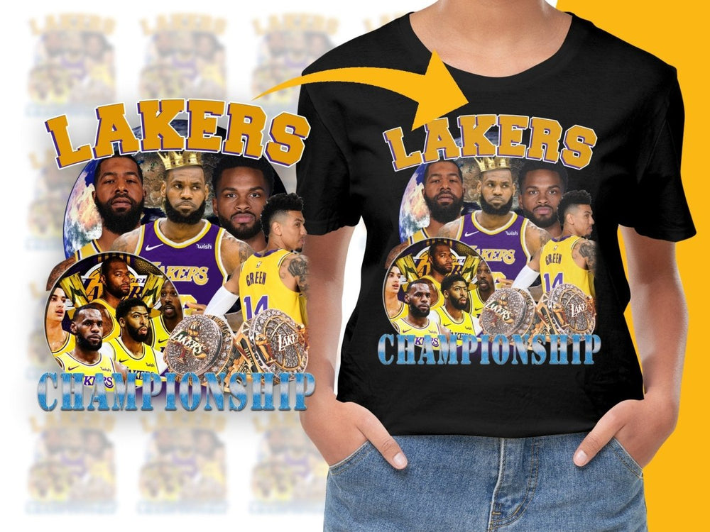Lakers Championship Basketball Fan PNG File - Teepew
