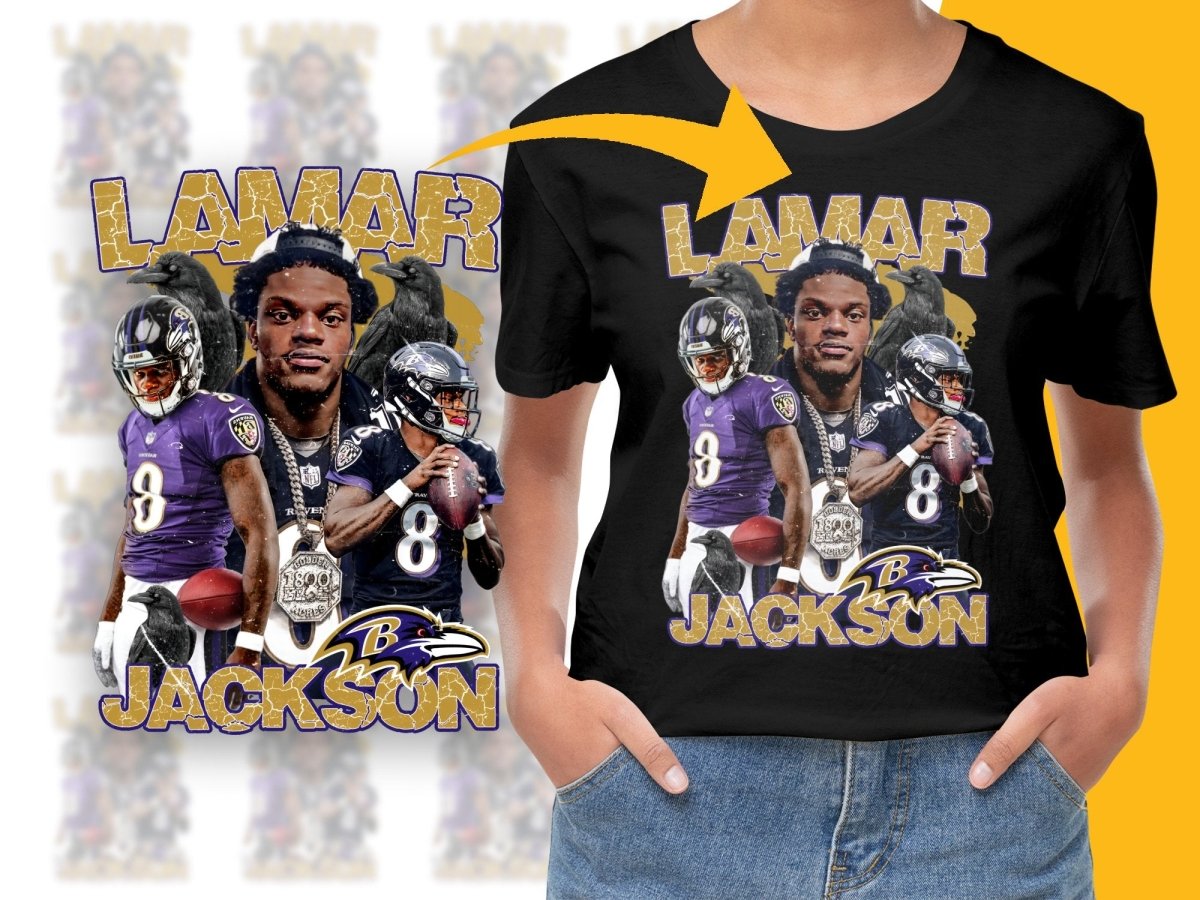 Lamar Jackson Football Ravens Highlight PNG File - Teepew