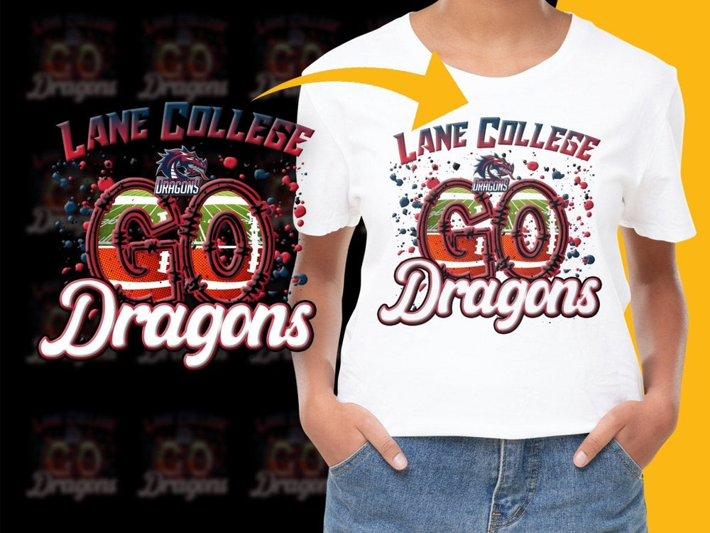 Lane College Dragons NCAA College PNG File - Teepew