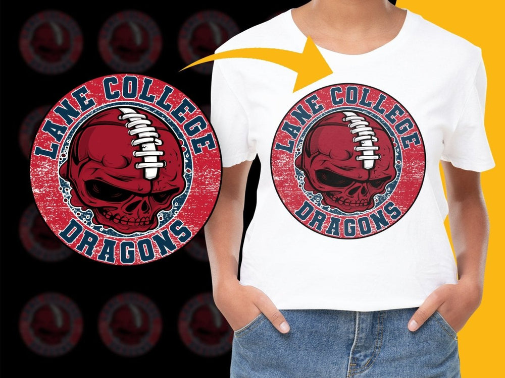 Lane College Dragons NCAA College PNG File - Teepew