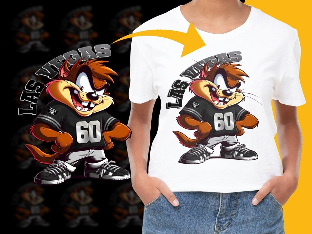 Las Vegas Raiders Cartoon Character Graphic PNG File - Teepew