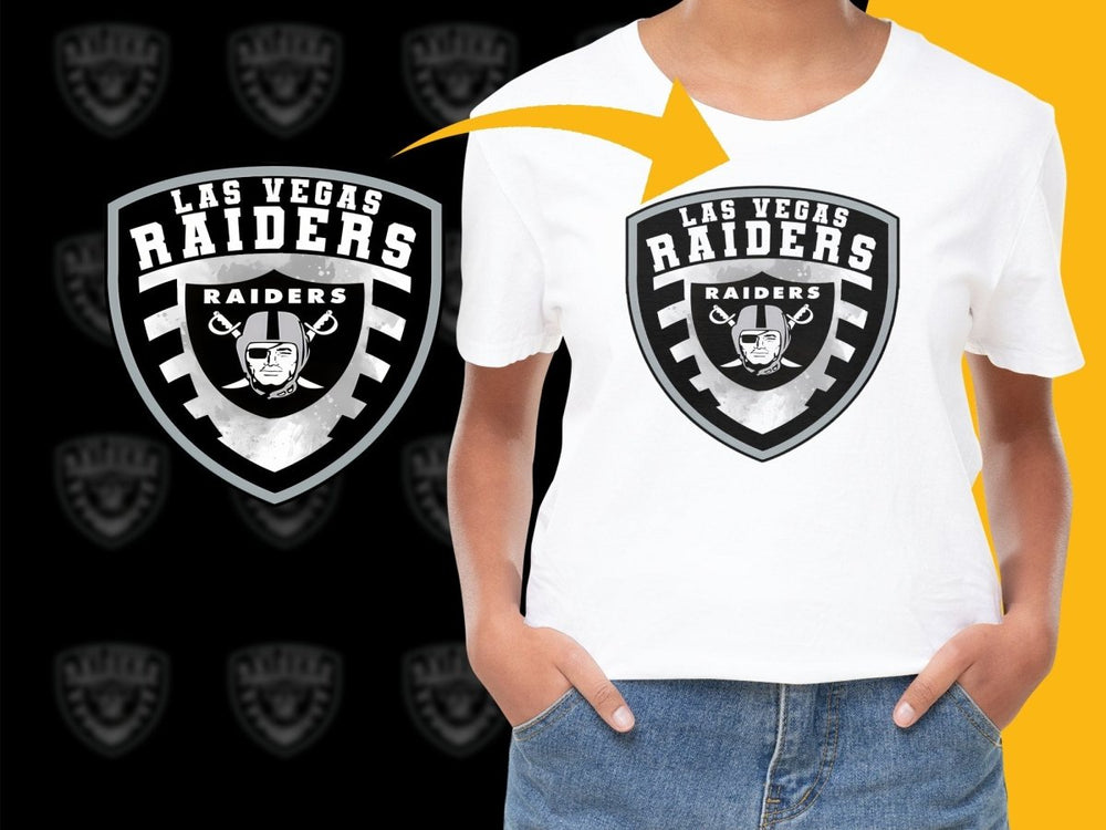 Las Vegas Raiders Logo Gray Shield Fans PNG File - Teepew