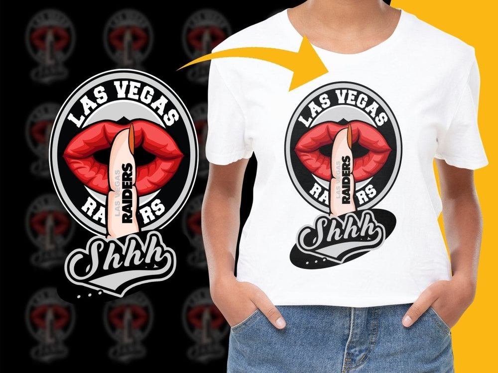 Las Vegas Raiders Shhh Graphic Design PNG File - Teepew
