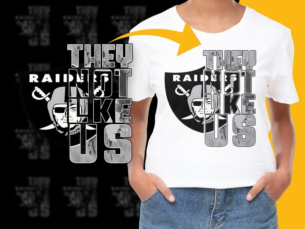 Las Vegas Raiders They Not Like Us Graphic PNG File - Teepew