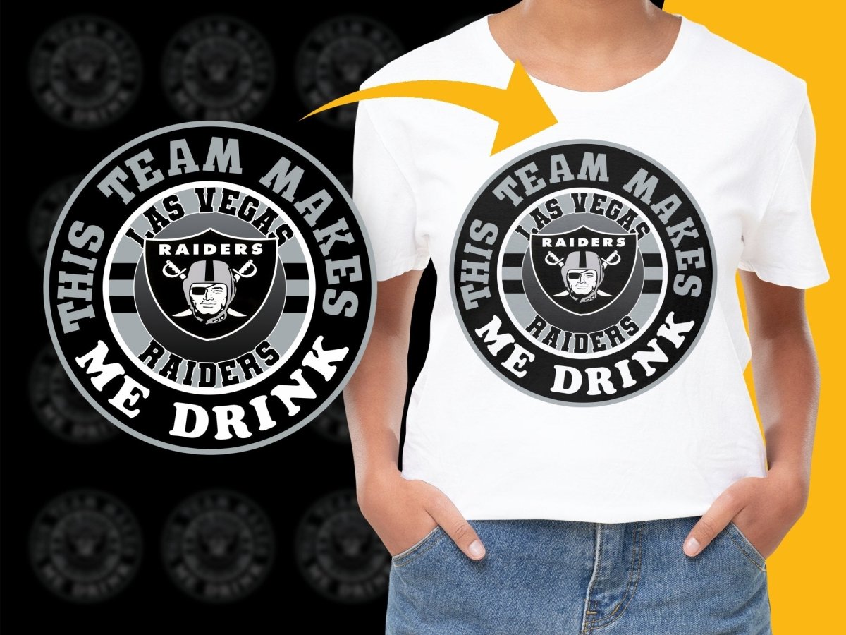 Las Vegas Raiders This Team Makes Me Drink PNG File - Teepew