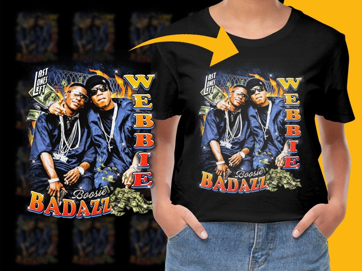 Last Ones Left Webbie Boosie BadAzz Graphic PNG File - Teepew