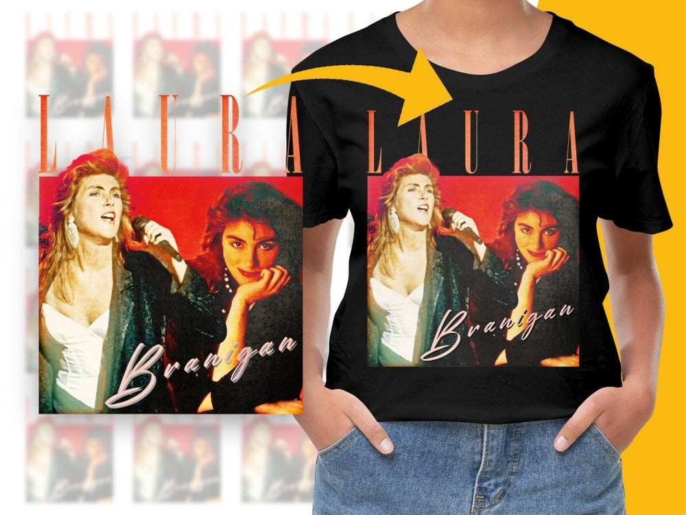 LAURA BRANIGAN Music Homage PNG File - Teepew