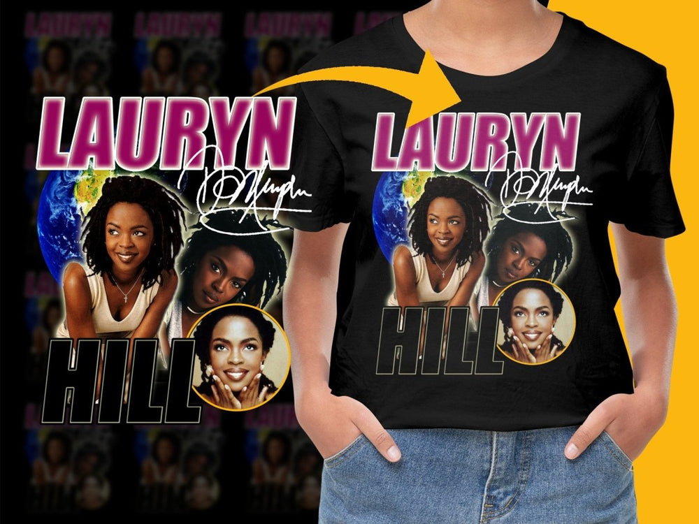 Lauryn Hill Graphic Printed Fashion Trendy PNG File - Teepew