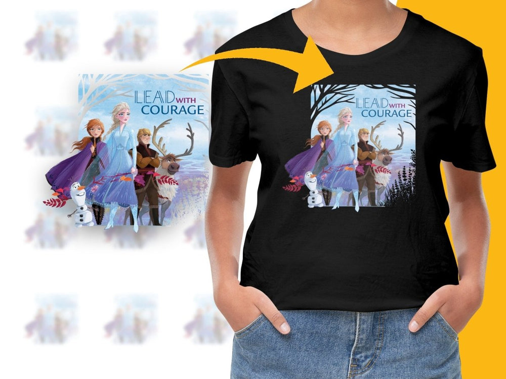 Lead with Courage Frozen Christmas PNG File - Teepew