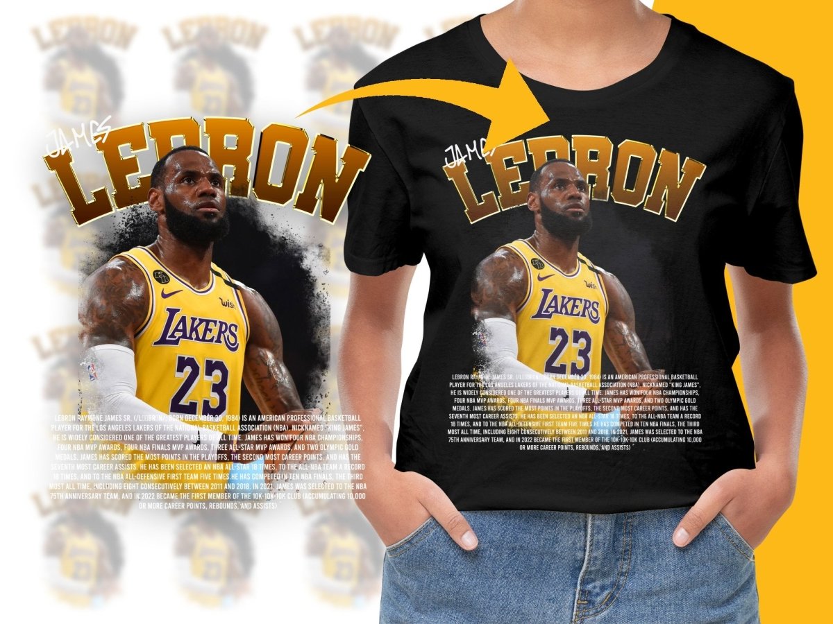LeBron James Lakers Basketball Legend Iconic Bootleg PNG File - Teepew