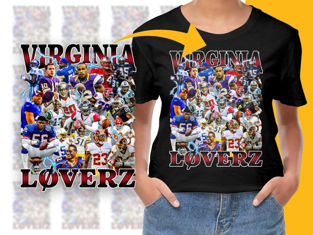 Legendary Football Heroes Virginia Lovers NFL Bootleg PNG File - Teepew