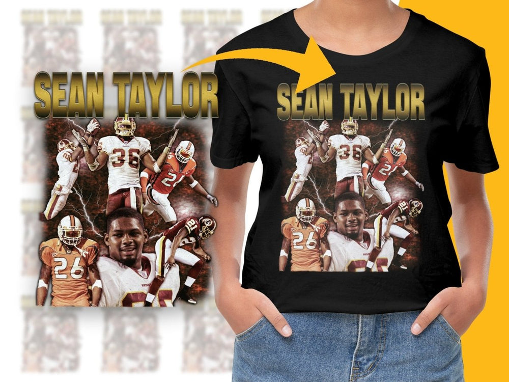 Legendary Football Star Sean Taylor PNG File - Teepew