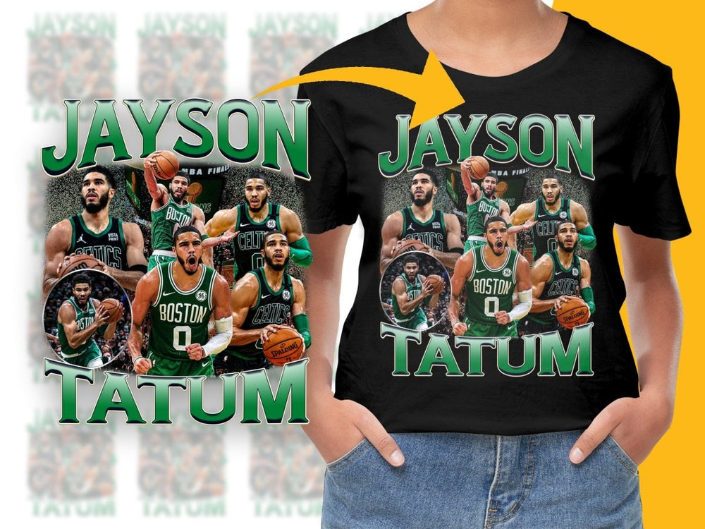 Legendary Jayson Tatum Boston Celtics Basketball Star Bootleg Graphic PNG File - Teepew