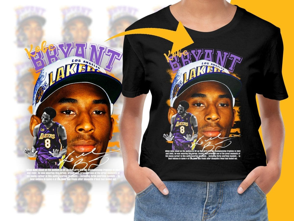Legendary Kobe Bryant Basketball Player Bootleg PNG File - Teepew