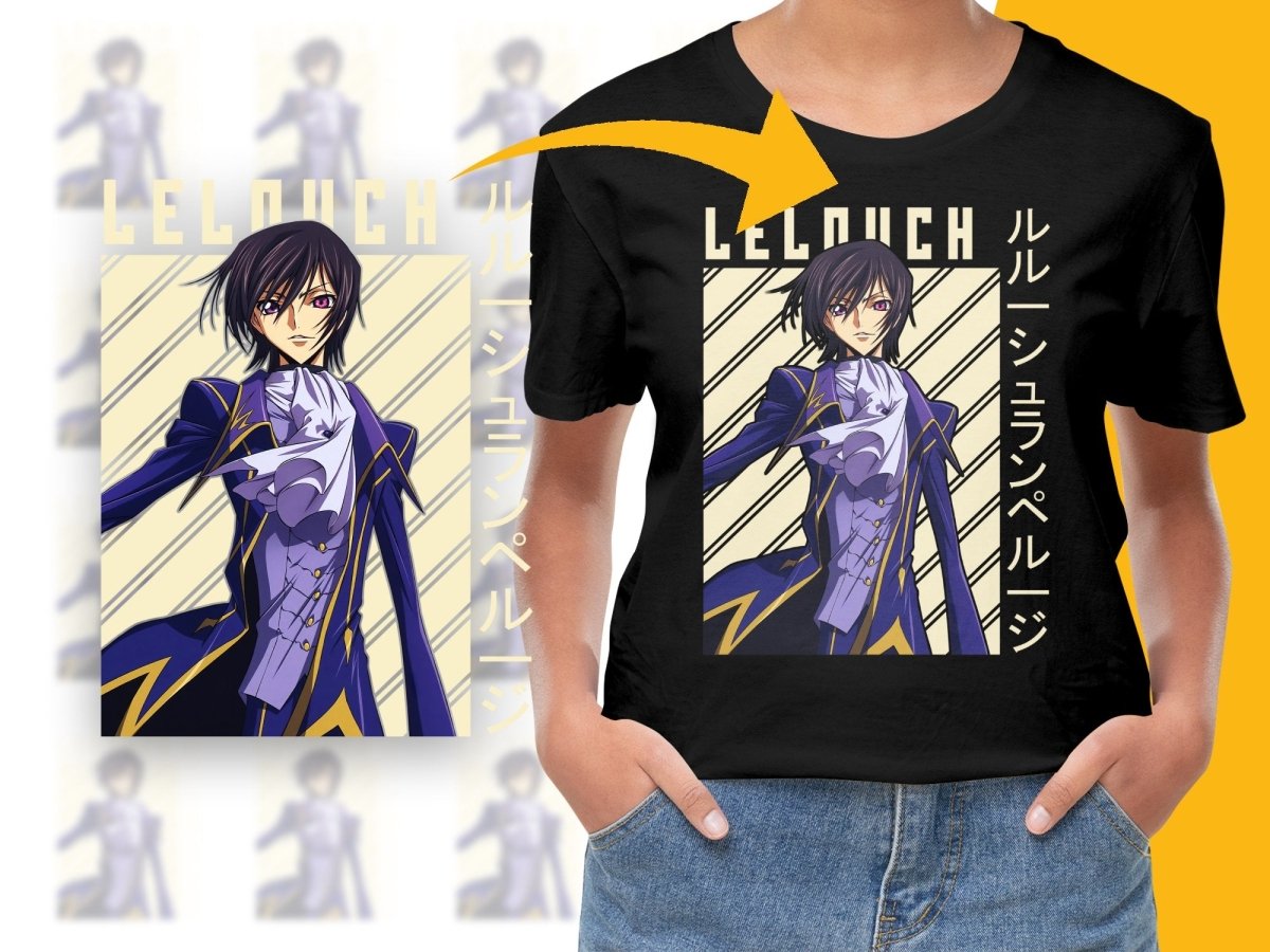 Lelouch Anime Character PNG File Digital - Teepew