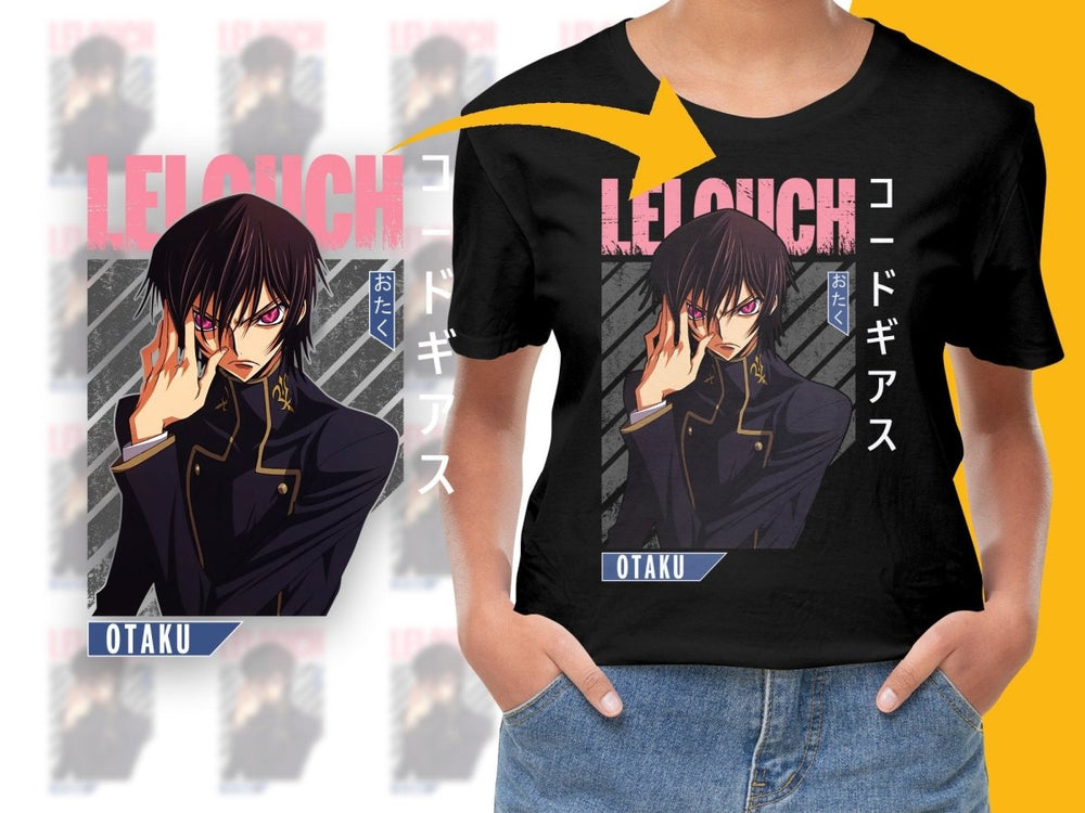 Lelouch Code Geass Anime Character PNG Digital - Teepew