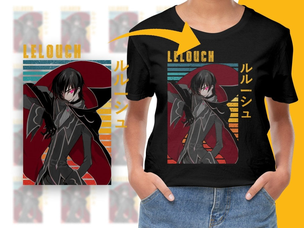 Lelouch Vi Code Geass PNG File Digital - Teepew