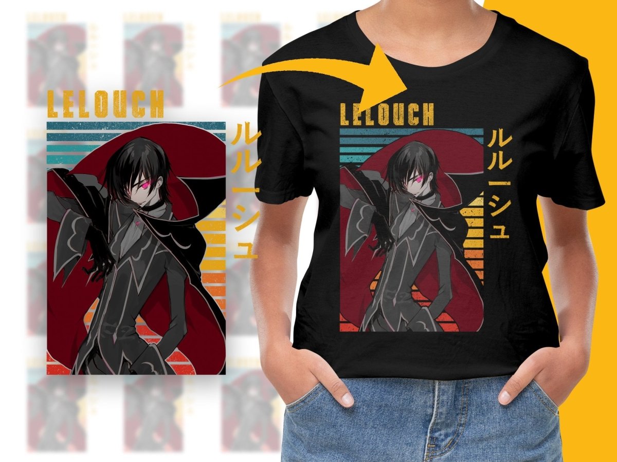 Lelouch Vi Code Geass PNG File Digital - Teepew