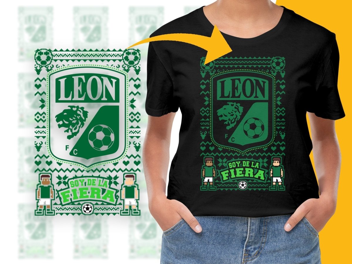 Leon Christmas FC Logo Soccer Fans PNG File - Teepew