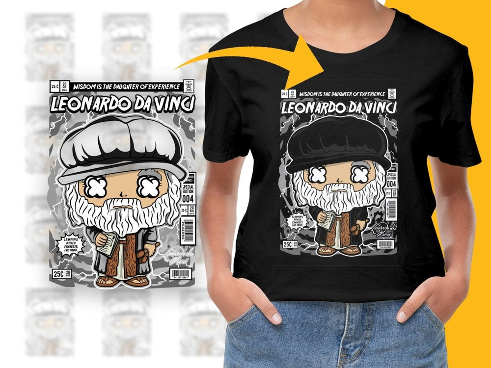 Leonardo Da Vinci Popculture PNG File - Teepew