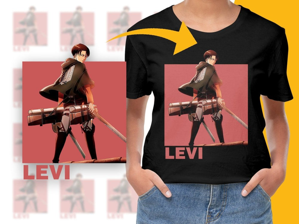 Levi Ackerman Cool Poster PNG File - Teepew