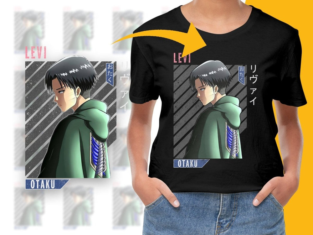 Levi Anime Art Poster PNG File - Teepew