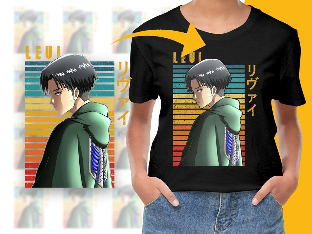 Levi Anime Character PNG File - Teepew