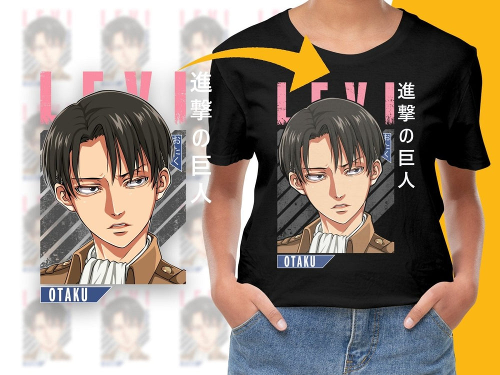 Levi Anime Character PNG File - Teepew