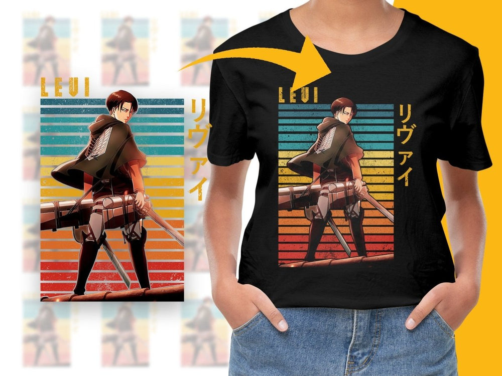Levi Anime Character PNG File - Teepew